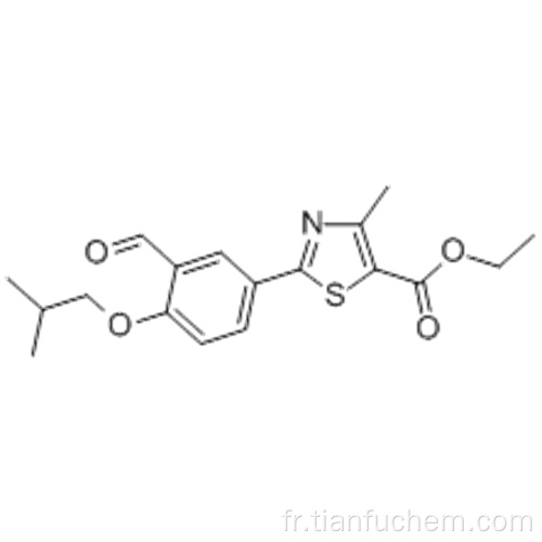 Ethyl 2- (3-formyl-4-isobutoxyphényl) -4-méthylthiazole-5-carboxylate CAS 161798-03-4